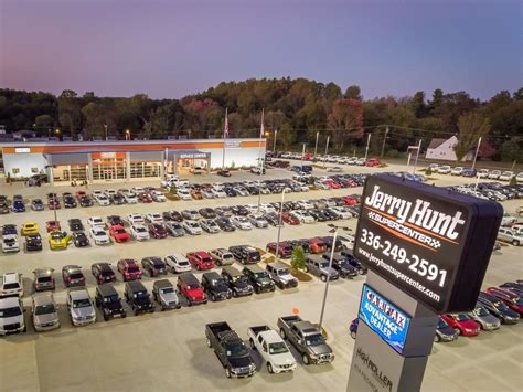 Jerry hunt dealership - Jerry Hunt SuperCenter of Salisbury dealership contact information, maps and directions located in Lexington, North Carolina, 27295. ... Just enter in your address and we'll present you with turn-by-turn directions to our dealership. You can also easily see what time each of our departments open and close each day of the week. We look forward ...